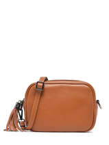 Cross Body Tas Caviar Leder Milano Oranje caviar CA2006N